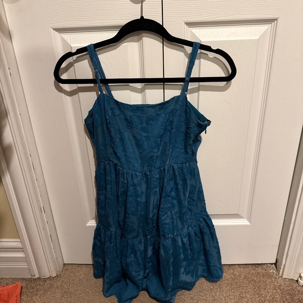 Forever 21 blue babydoll dress with adjustable straps